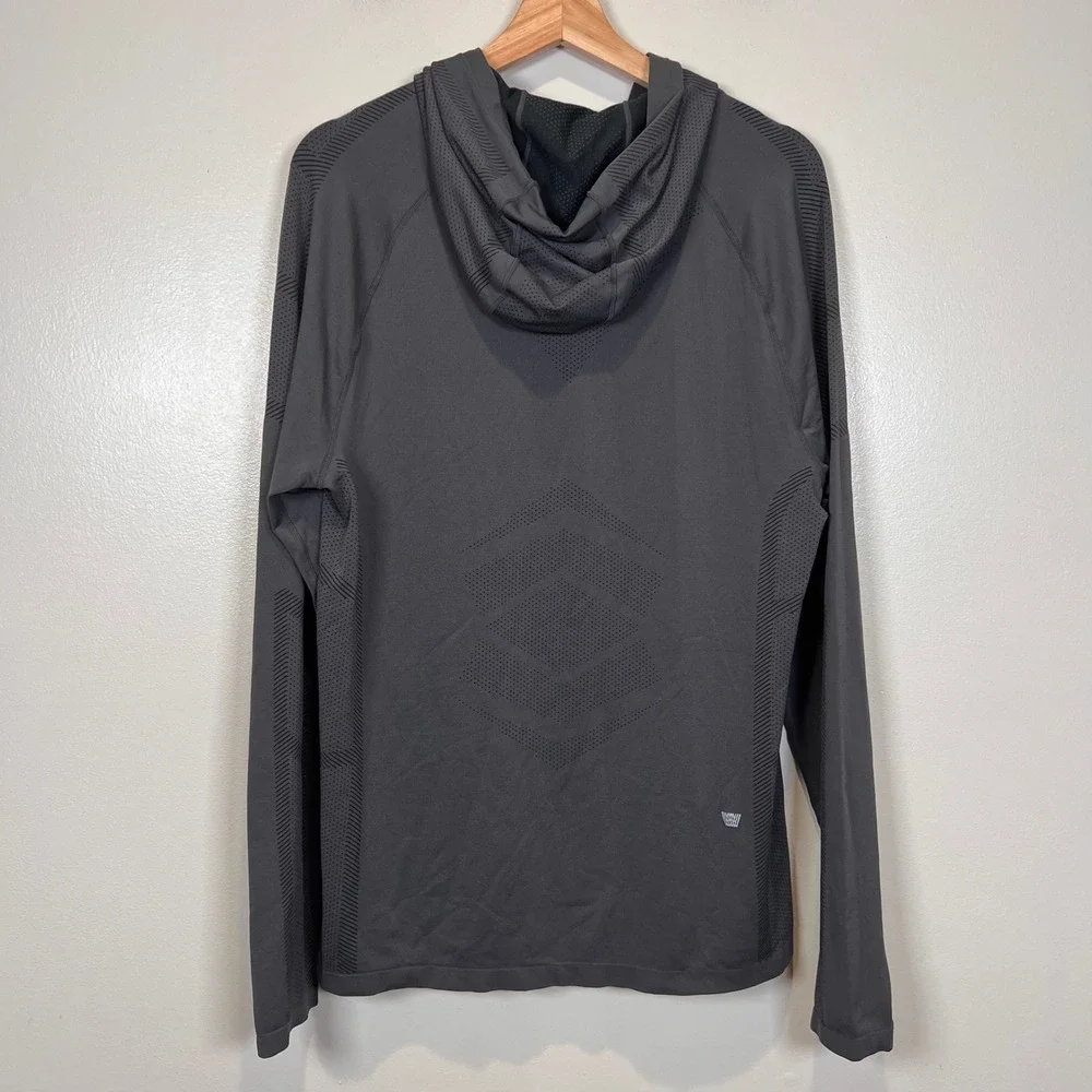 Mack Weldon Stealth Hoodie Pullover Athletic Top Mens Medium Gray Activewear